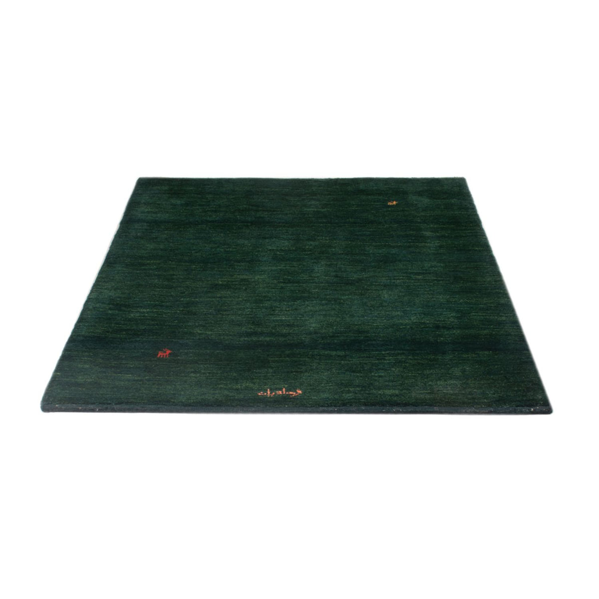 Tappeto Gabbeh - Persero - 157 x 109 cm - verde scuro
