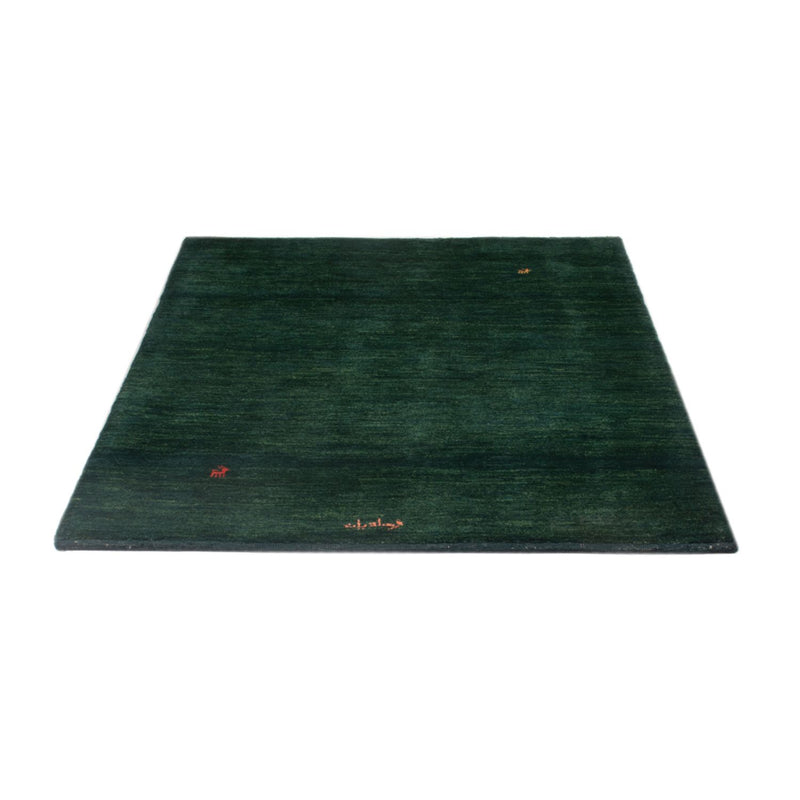 Tappeto Gabbeh - Persero - 157 x 109 cm - verde scuro
