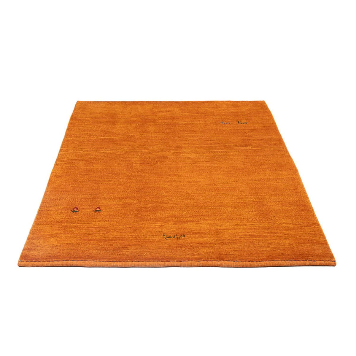 Tappeto Gabbeh - Persero - 167 x 113 cm - arancione