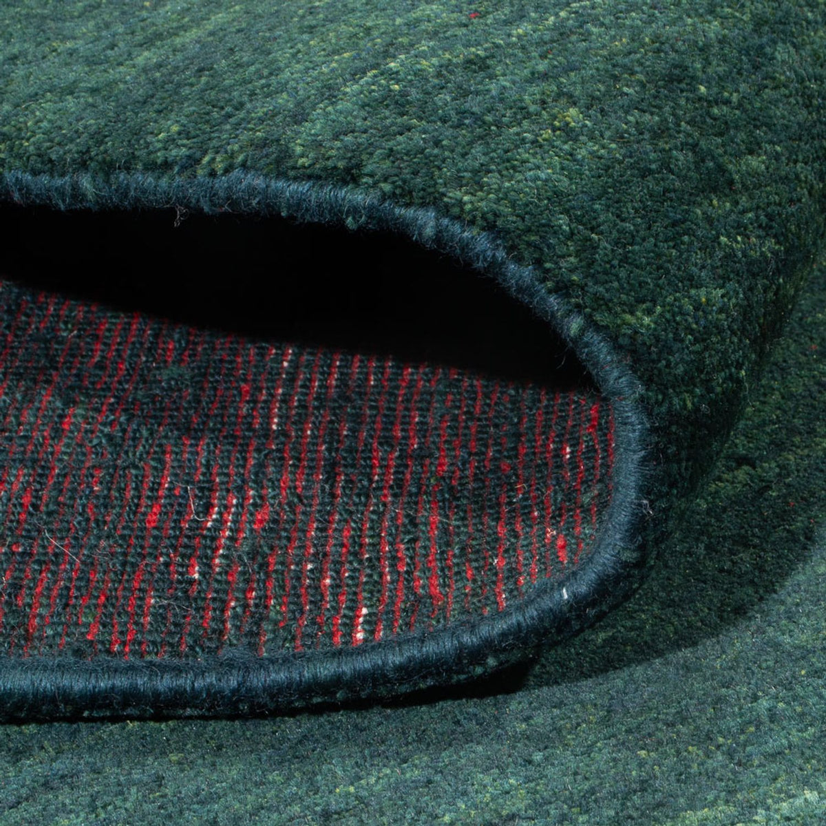 Tappeto Gabbeh - Persero - 178 x 115 cm - verde scuro