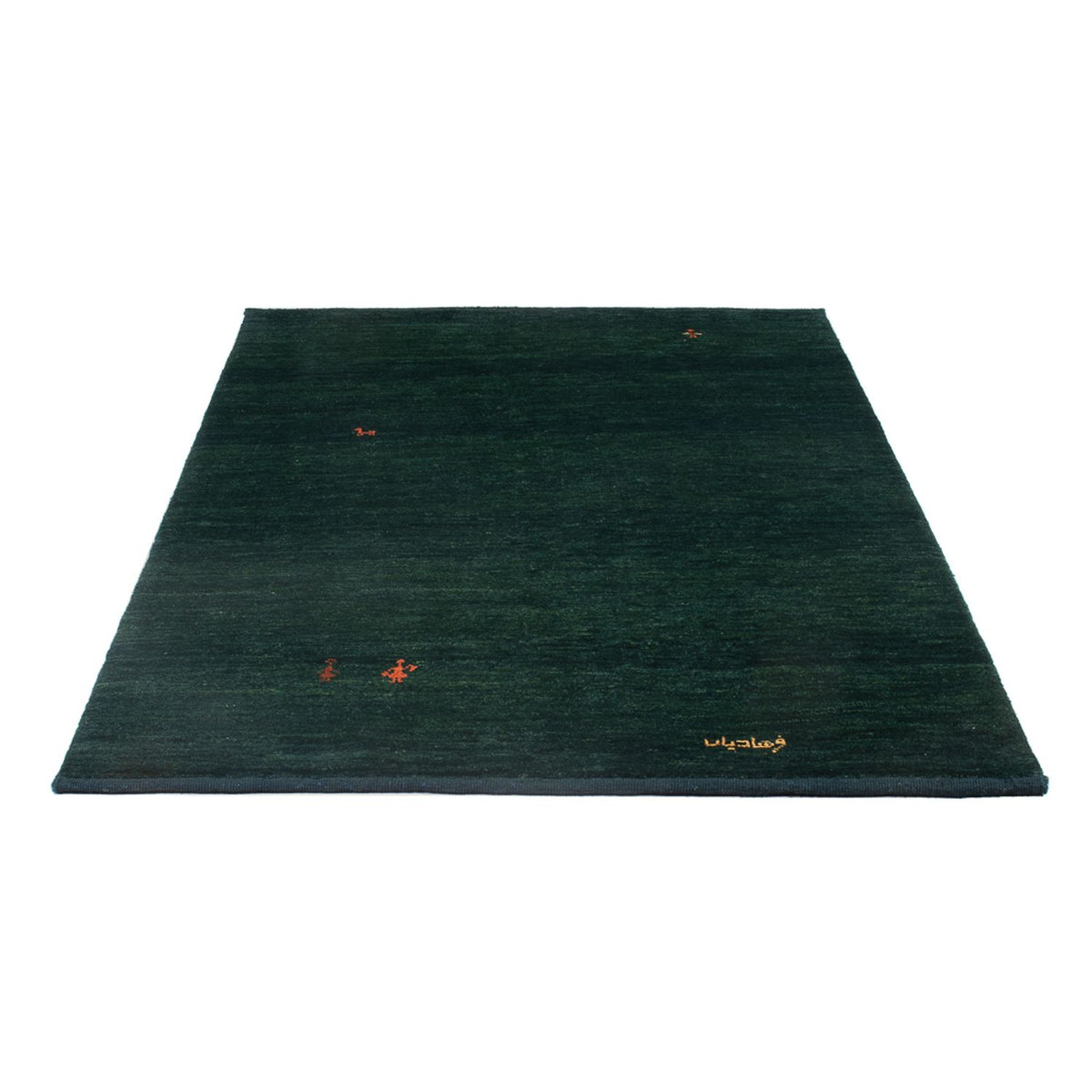 Tappeto Gabbeh - Persero - 178 x 115 cm - verde scuro