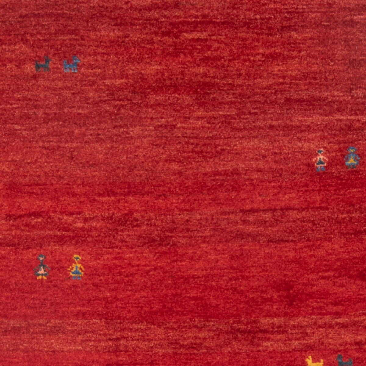 Tappeto Gabbeh - Persero - 142 x 108 cm - rosso
