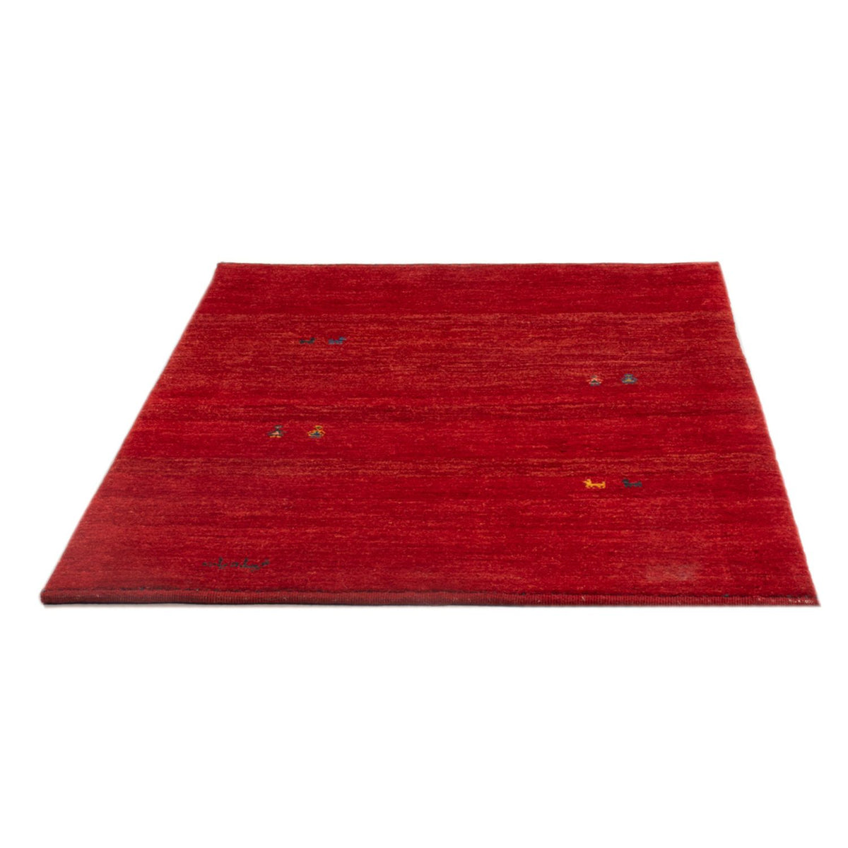 Tappeto Gabbeh - Persero - 142 x 108 cm - rosso