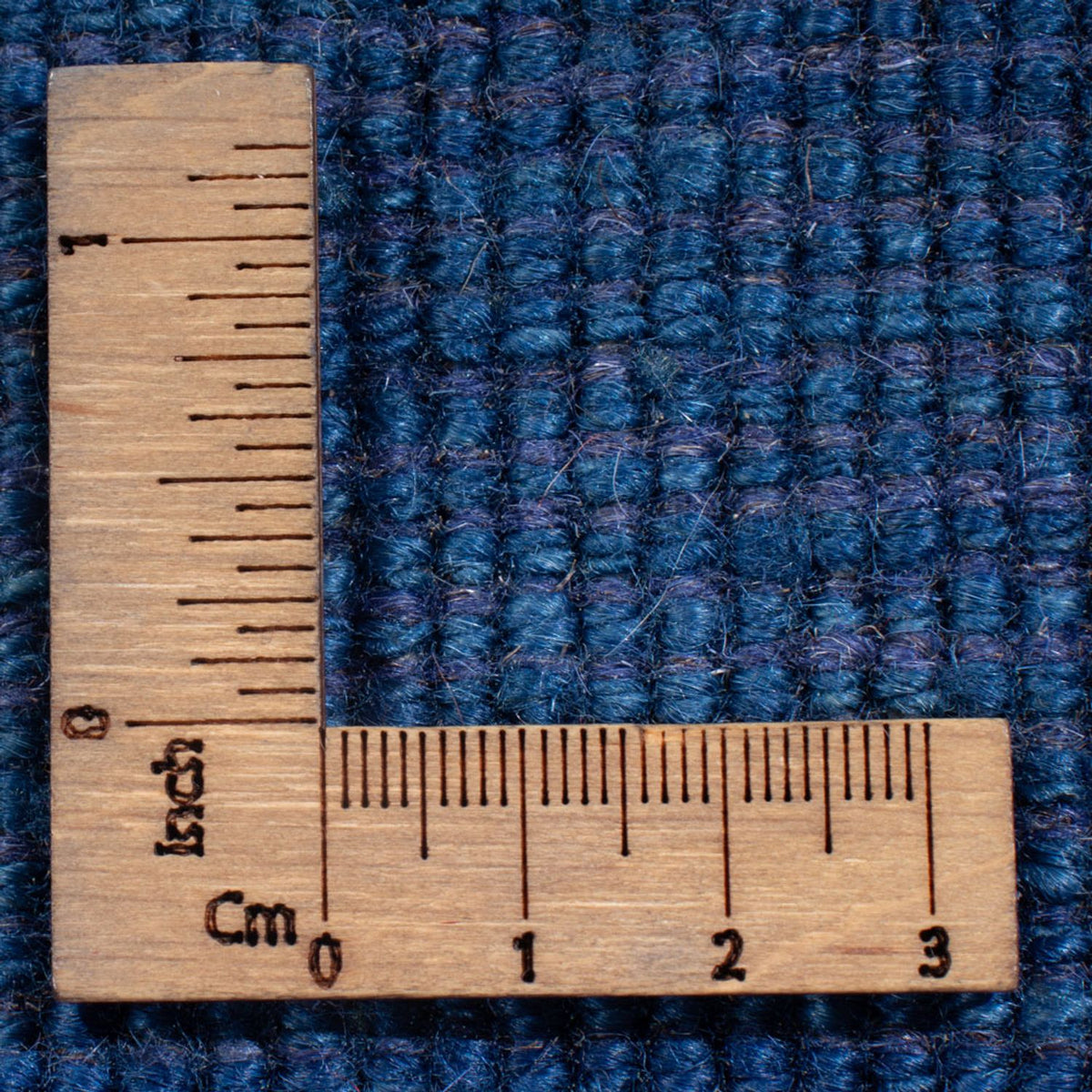 Tappeto Gabbeh - Persero - 184 x 122 cm - blu mare