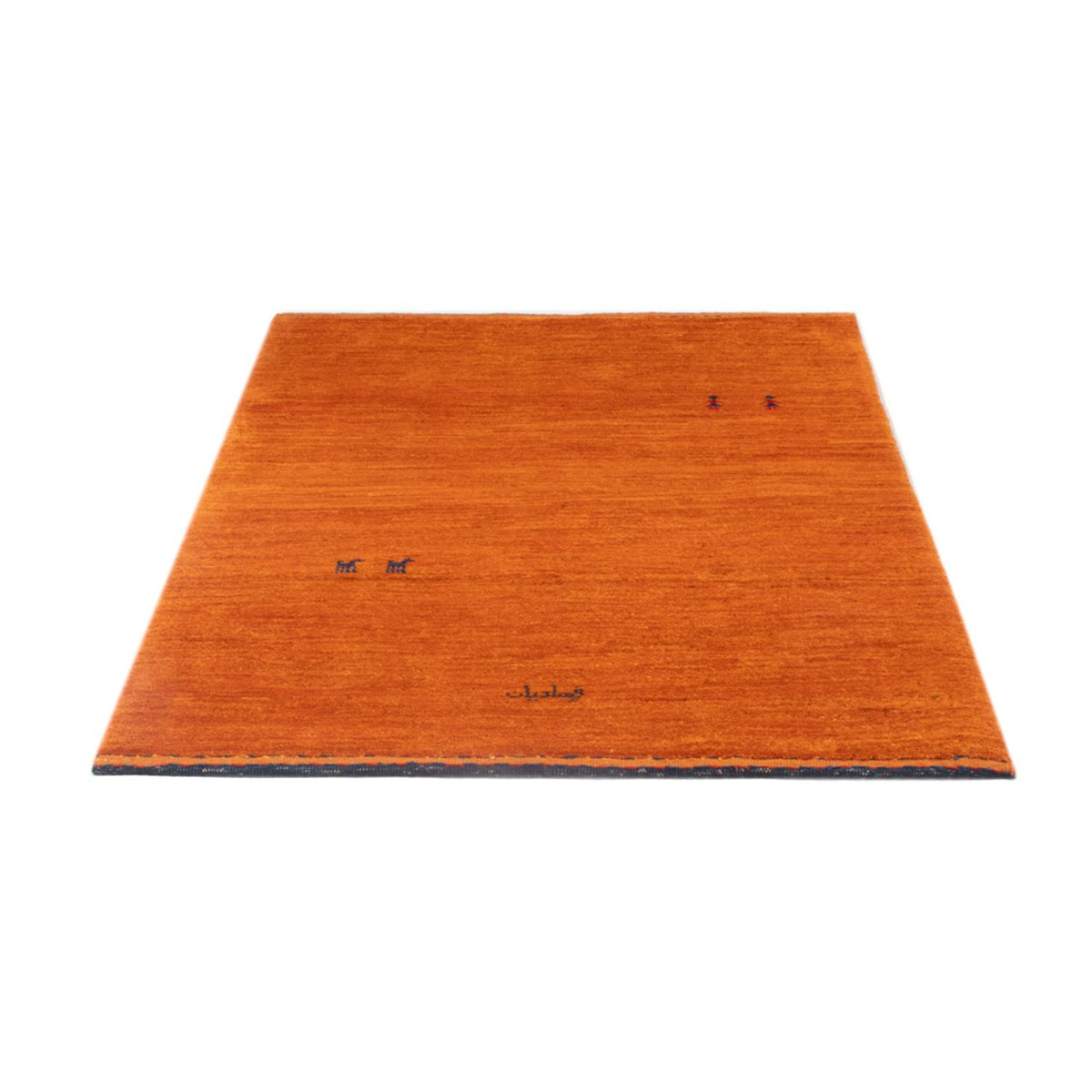 Tappeto Gabbeh - Persero - 147 x 104 cm - arancione