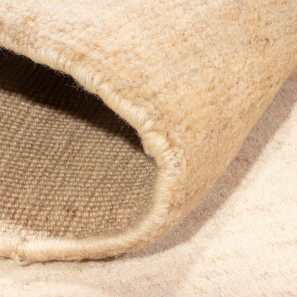 Tappeto Gabbeh - Persero - 141 x 106 cm - beige chiaro