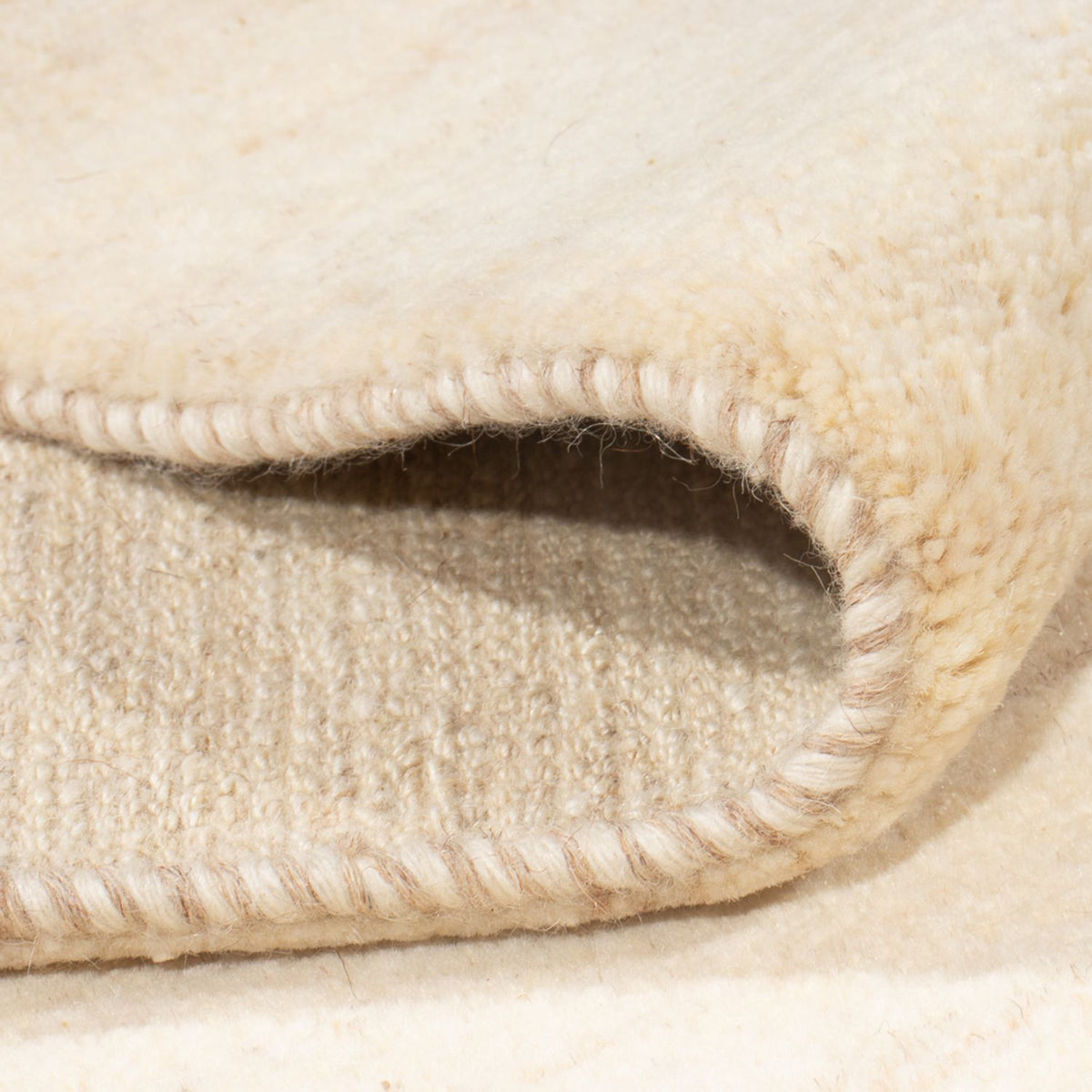 Tappeto Gabbeh - Persero - 238 x 166 cm - beige chiaro