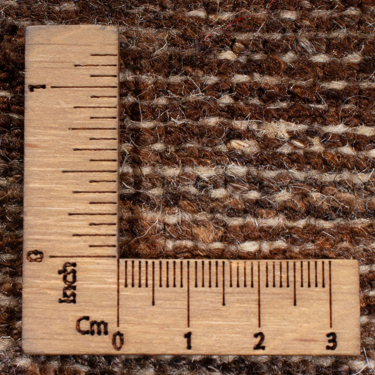 Tappeto Gabbeh - Persero - 248 x 215 cm - marrone scuro