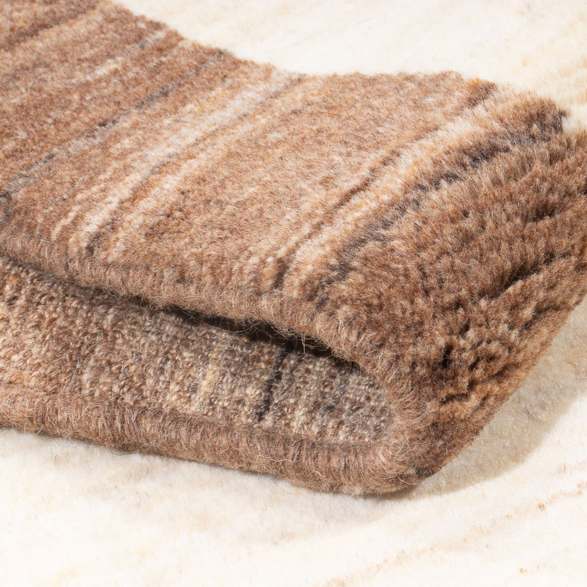 Tappeto corsia Tappeto Gabbeh - Persero - 225 x 84 cm - naturale