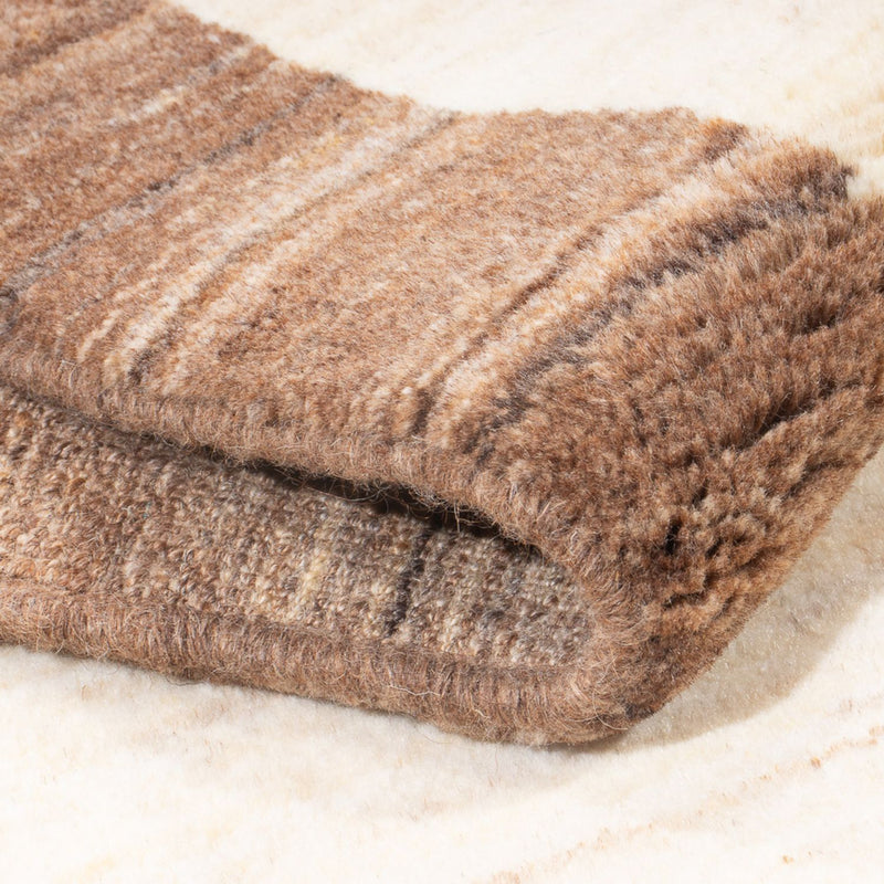 Tappeto corsia Tappeto Gabbeh - Persero - 225 x 84 cm - naturale