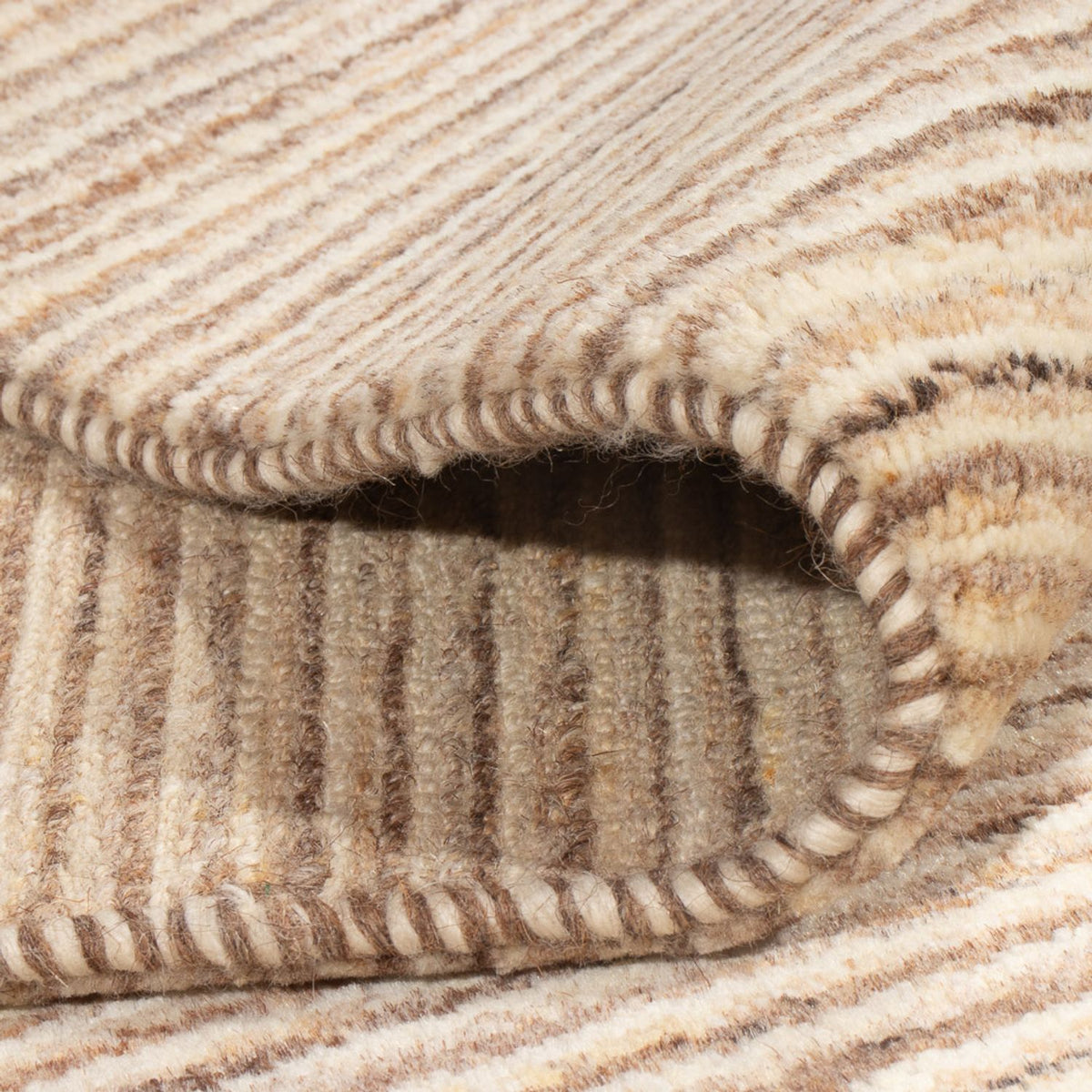 Tappeto Gabbeh - Persero - 216 x 173 cm - marrone chiaro