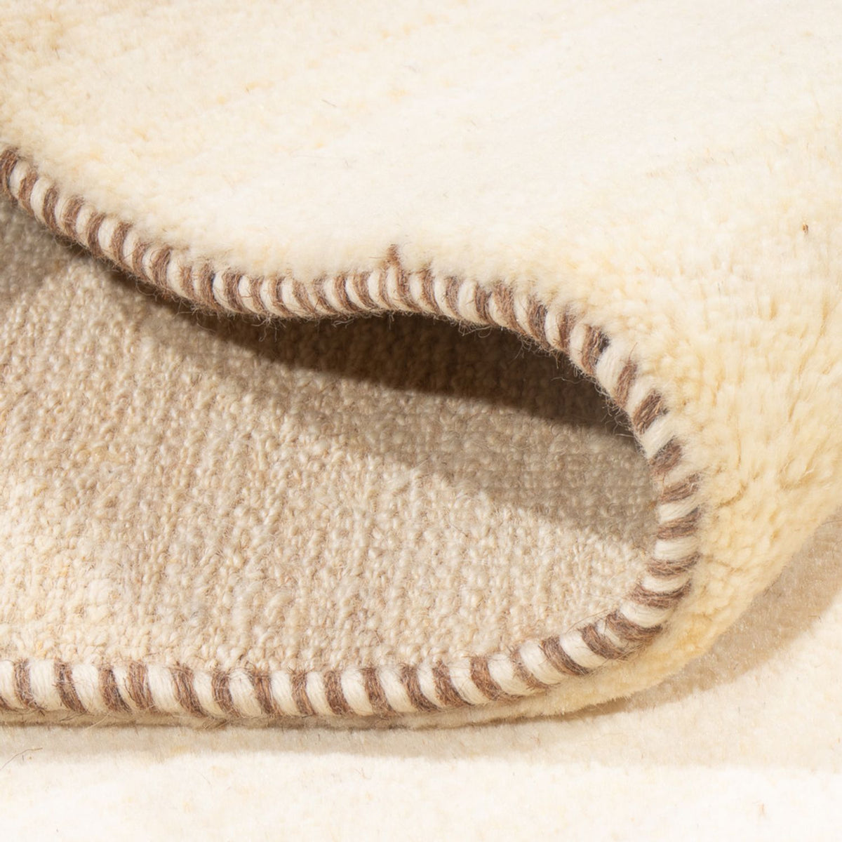 Tappeto Gabbeh - Persero - 241 x 166 cm - beige chiaro