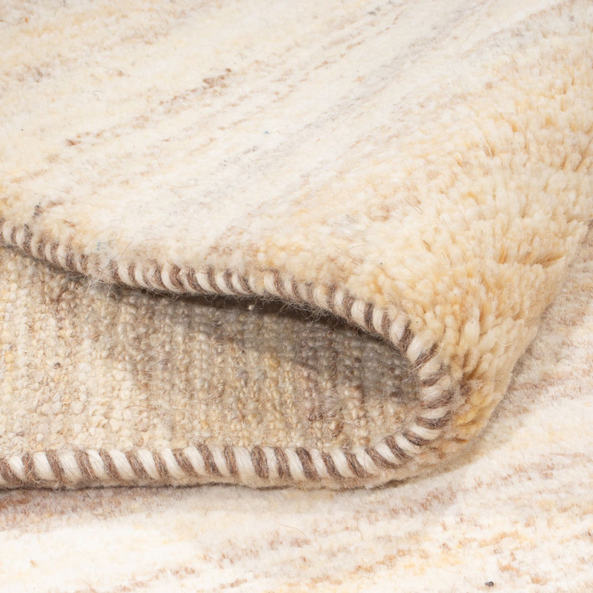 Tappeto corsia Tappeto Gabbeh - Persero - 351 x 85 cm - naturale