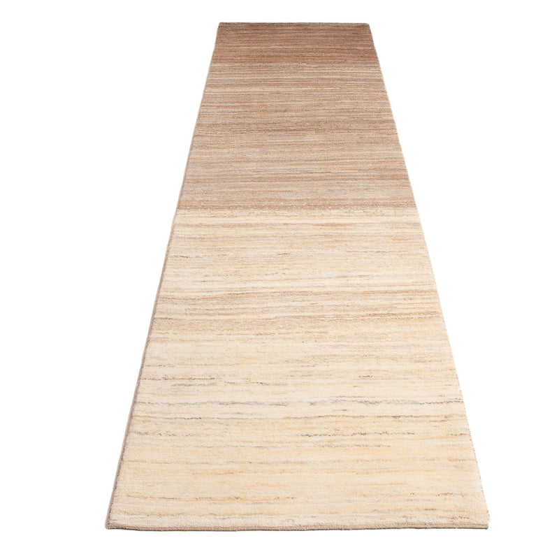 Tappeto corsia Tappeto Gabbeh - Persero - 351 x 85 cm - naturale
