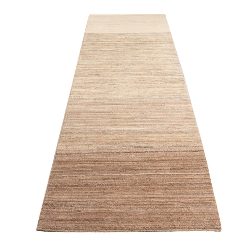 Tappeto corsia Tappeto Gabbeh - Persero - 334 x 87 cm - naturale