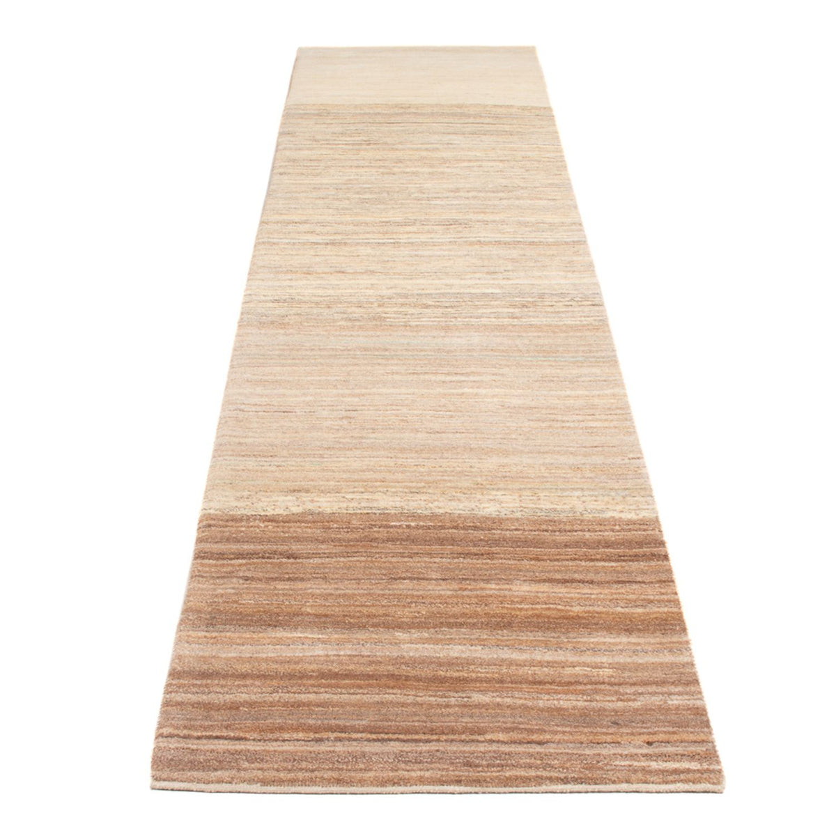 Tappeto corsia Tappeto Gabbeh - Persero - 332 x 75 cm - naturale