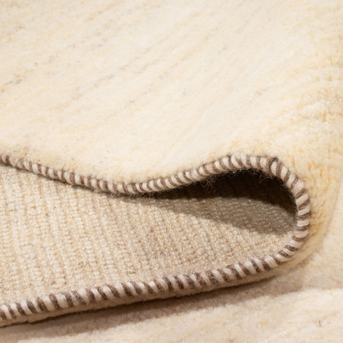 Tappeto Gabbeh - Persero - 275 x 258 cm - beige chiaro