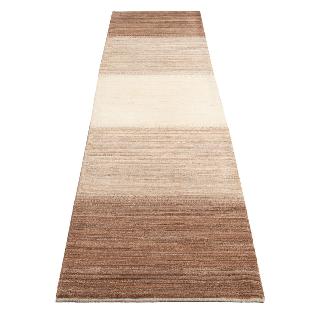 Tappeto corsia Tappeto Gabbeh - Persero - 330 x 71 cm - naturale
