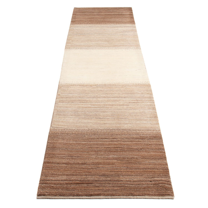 Tappeto corsia Tappeto Gabbeh - Persero - 330 x 71 cm - naturale