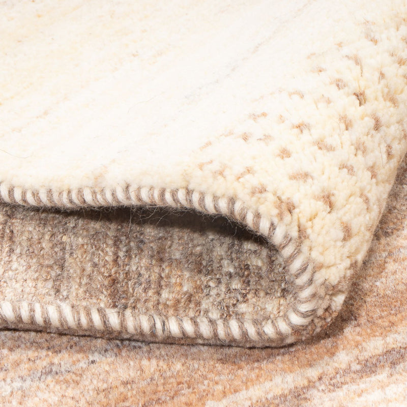 Tappeto corsia Tappeto Gabbeh - Persero - 339 x 80 cm - naturale