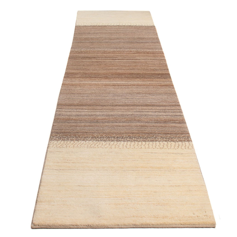 Tappeto corsia Tappeto Gabbeh - Persero - 339 x 80 cm - naturale