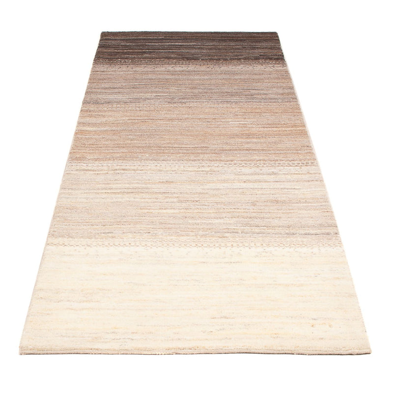 Tappeto corsia Tappeto Gabbeh - Persero - 246 x 82 cm - naturale