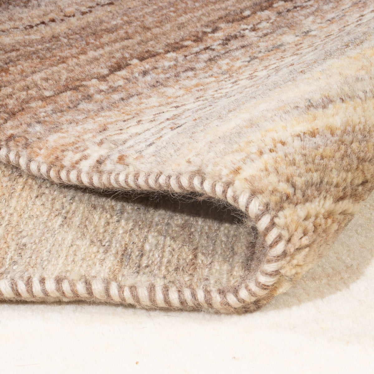 Tappeto corsia Tappeto Gabbeh - Persero - 241 x 79 cm - naturale
