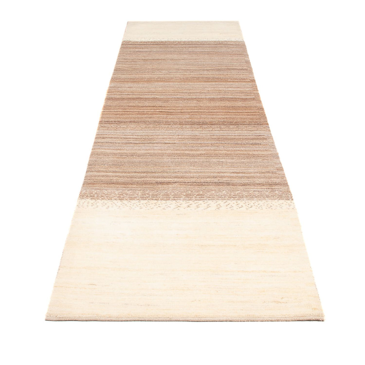 Tappeto corsia Tappeto Gabbeh - Persero - 339 x 80 cm - naturale