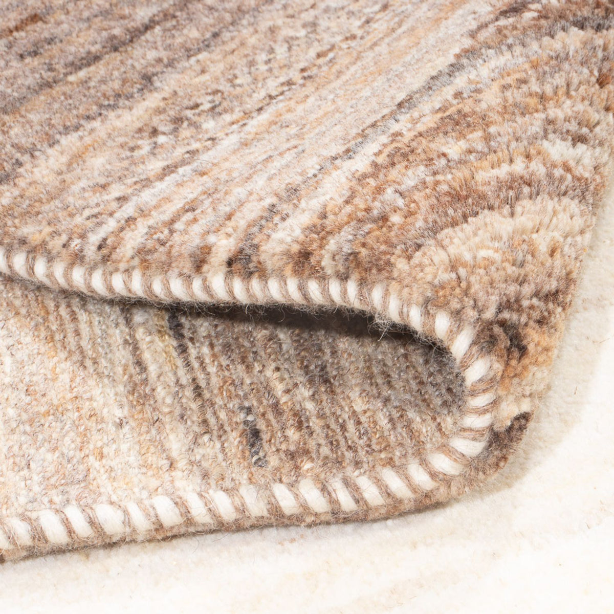 Tappeto corsia Tappeto Gabbeh - Persero - 247 x 87 cm - naturale