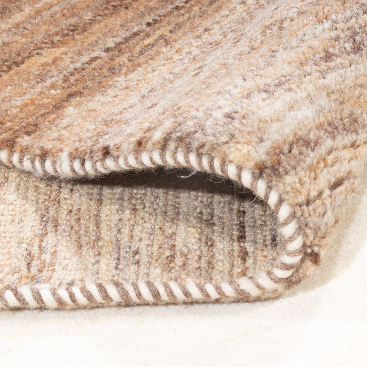 Tappeto corsia Tappeto Gabbeh - Persero - 278 x 83 cm - naturale