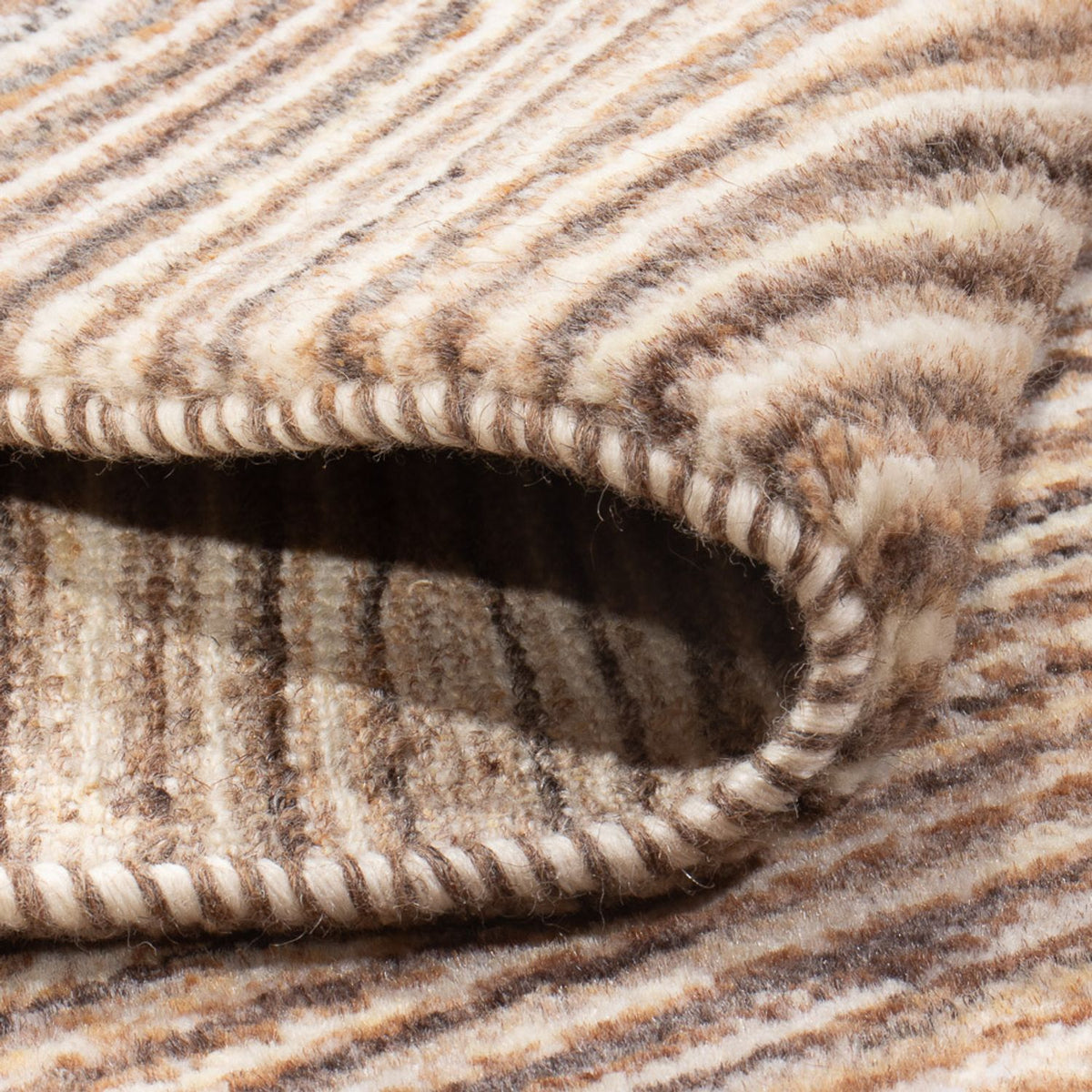 Tappeto Gabbeh - Persero - 96 x 60 cm - beige scuro