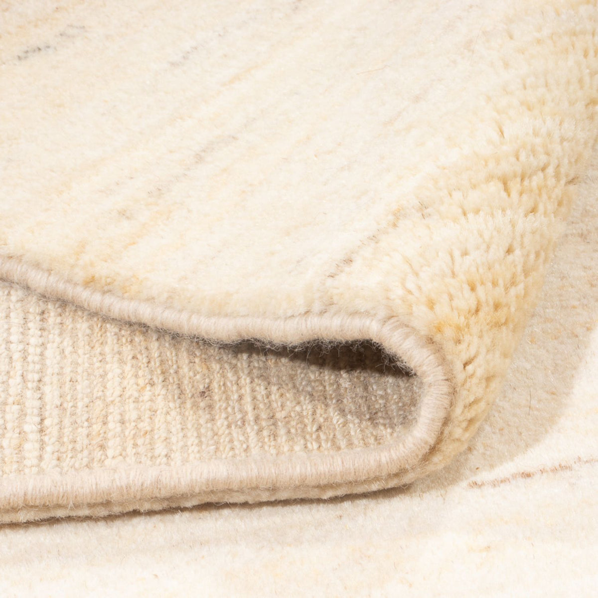 Tappeto Gabbeh - Persero - 193 x 147 cm - beige chiaro