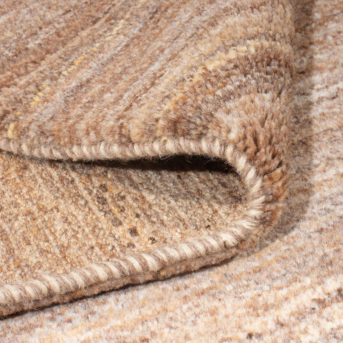 Tappeto corsia Tappeto Gabbeh - Persero - 346 x 110 cm - naturale