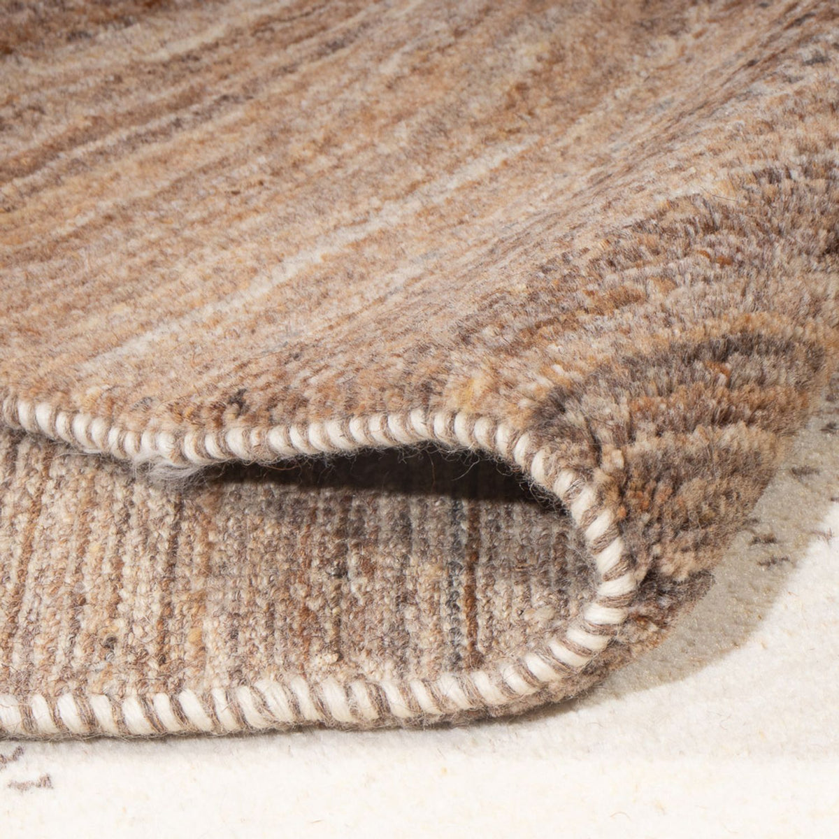 Tappeto corsia Tappeto Gabbeh - Persero - 325 x 106 cm - naturale