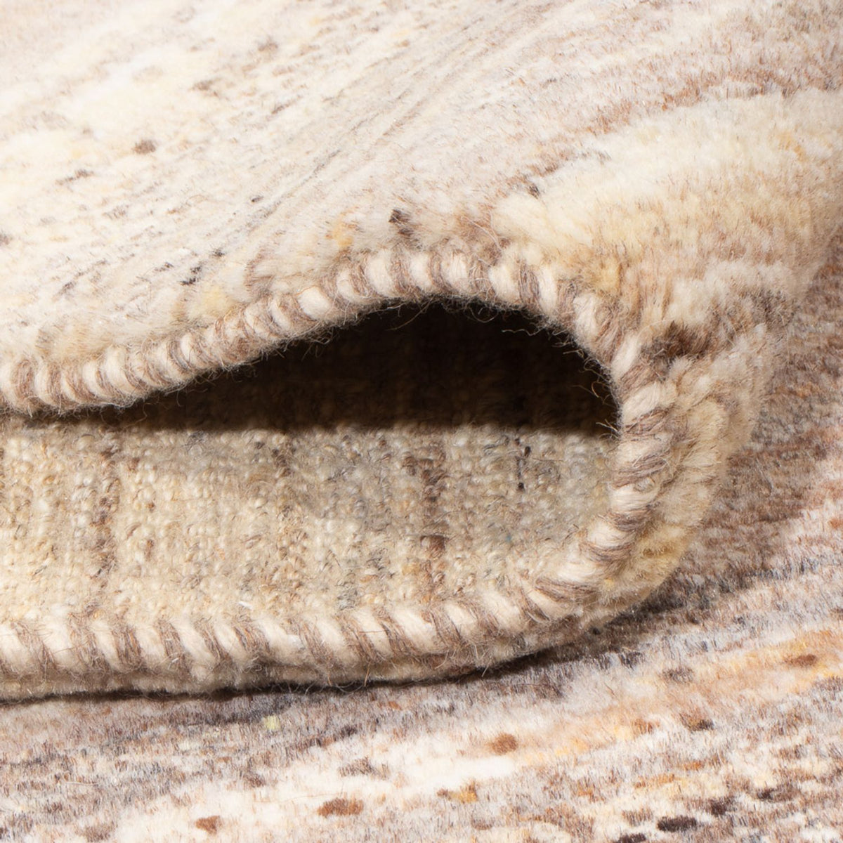 Tappeto Gabbeh - Persero - 240 x 207 cm - beige scuro