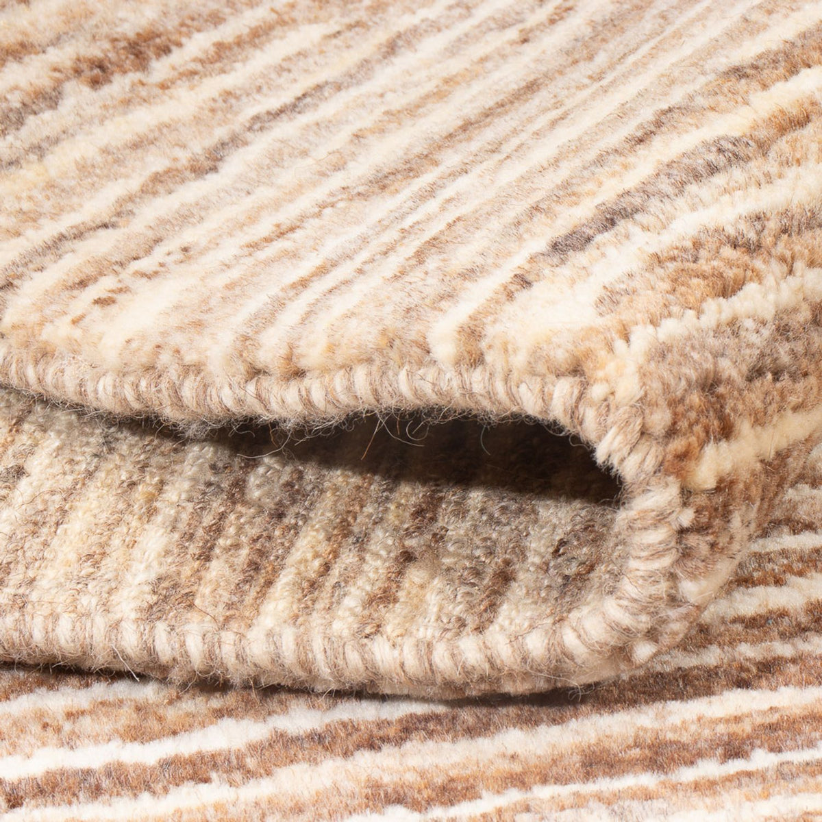 Tappeto Gabbeh - Persero - 145 x 105 cm - beige scuro