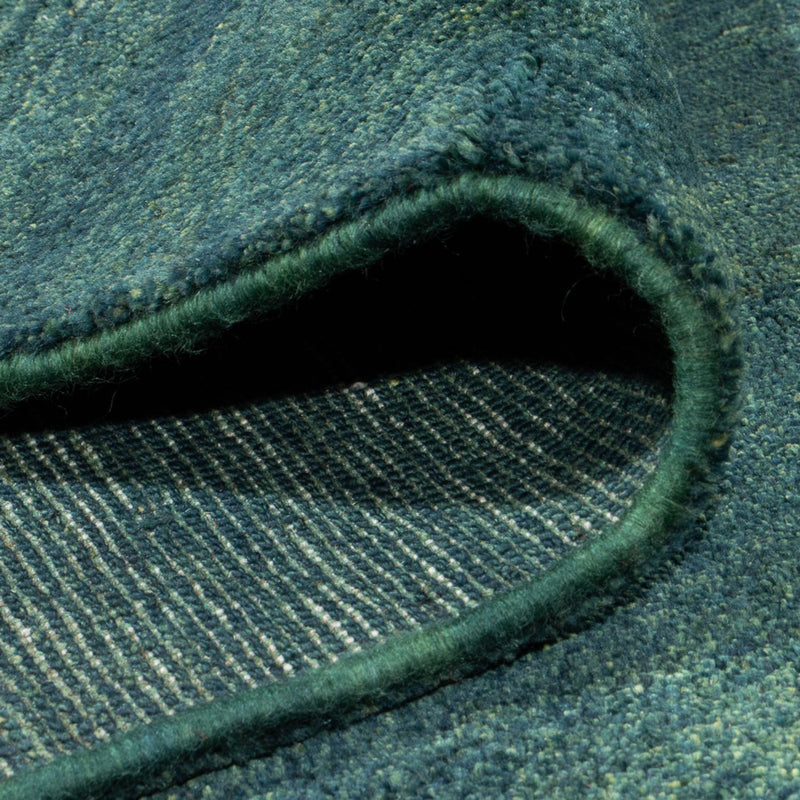 Tappeto Gabbeh - Persero - 380 x 335 cm - verde scuro