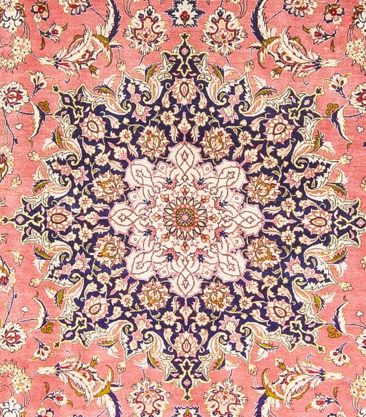 Tappeto di seta - Ghom seta - Premio quadrato - 247 x 247 cm - rosso chiaro