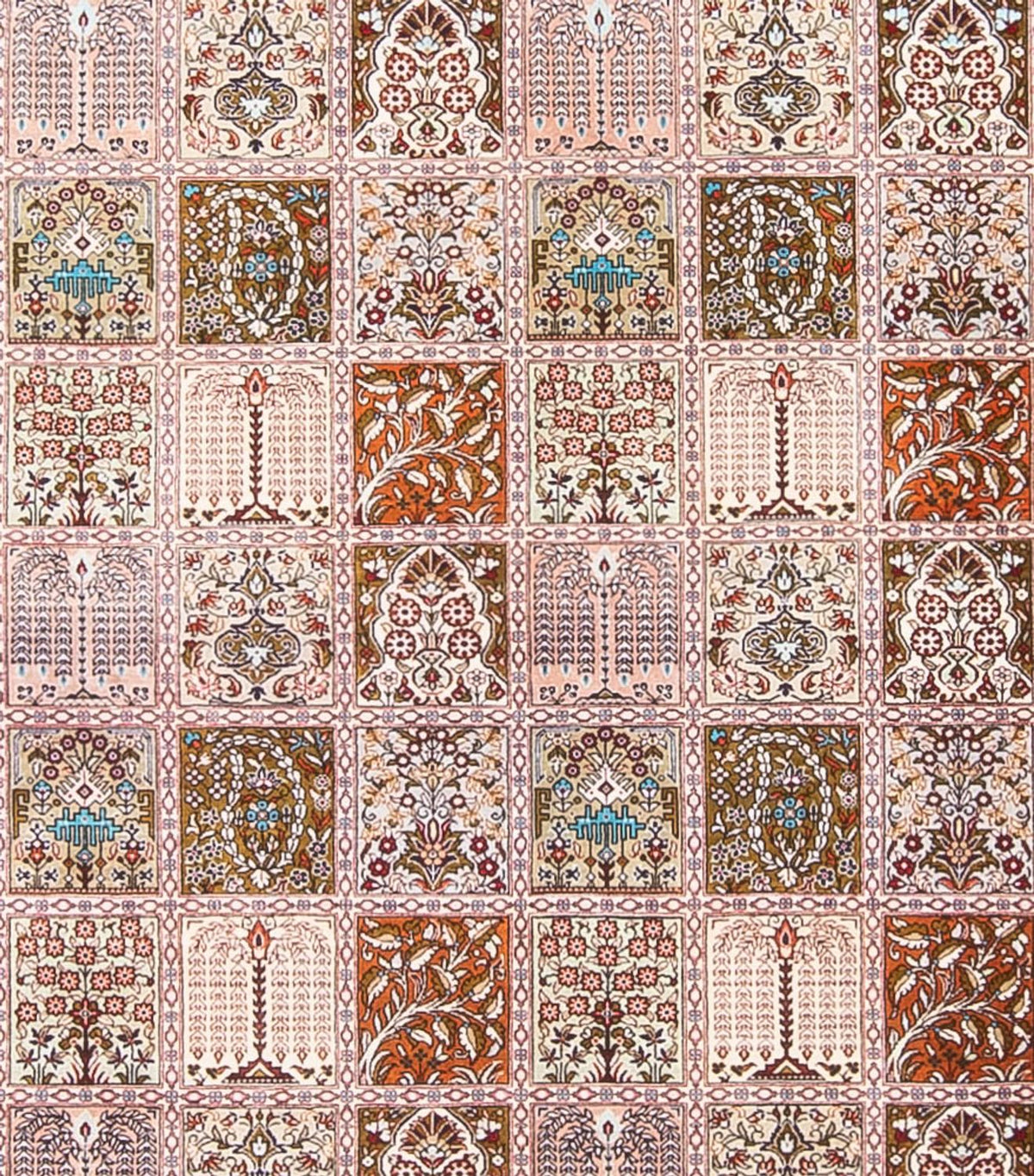 Tappeto di seta - Ghom seta - Premio quadrato  - 250 x 250 cm - multicolore