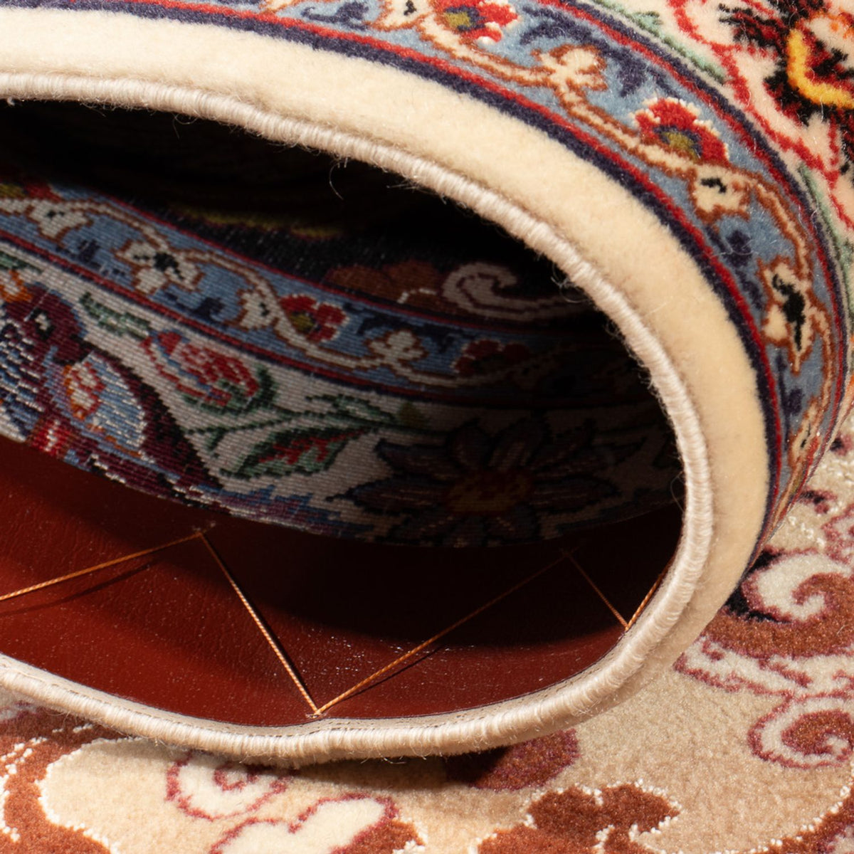 Tappeto Persero - Isfahan - Premio - 105 x 70 cm - blu scuro