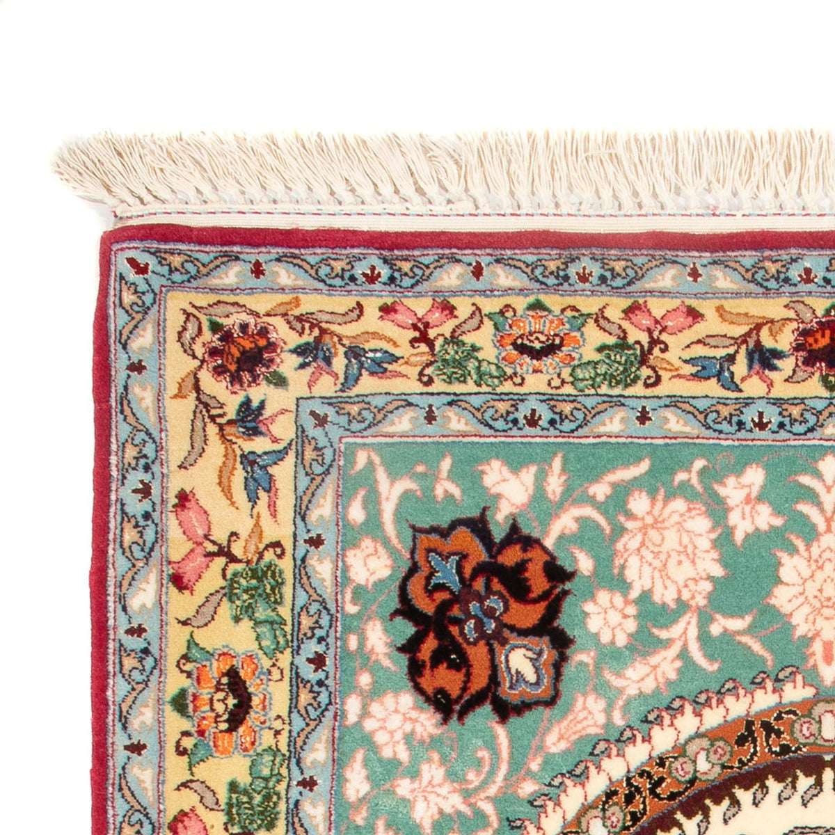 Tappeto Persero - Isfahan - Premio - 103 x 70 cm - verde