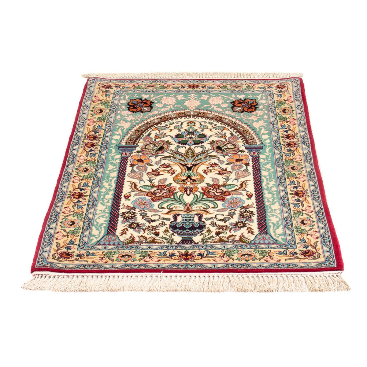 Tappeto Persero - Isfahan - Premio - 103 x 70 cm - verde