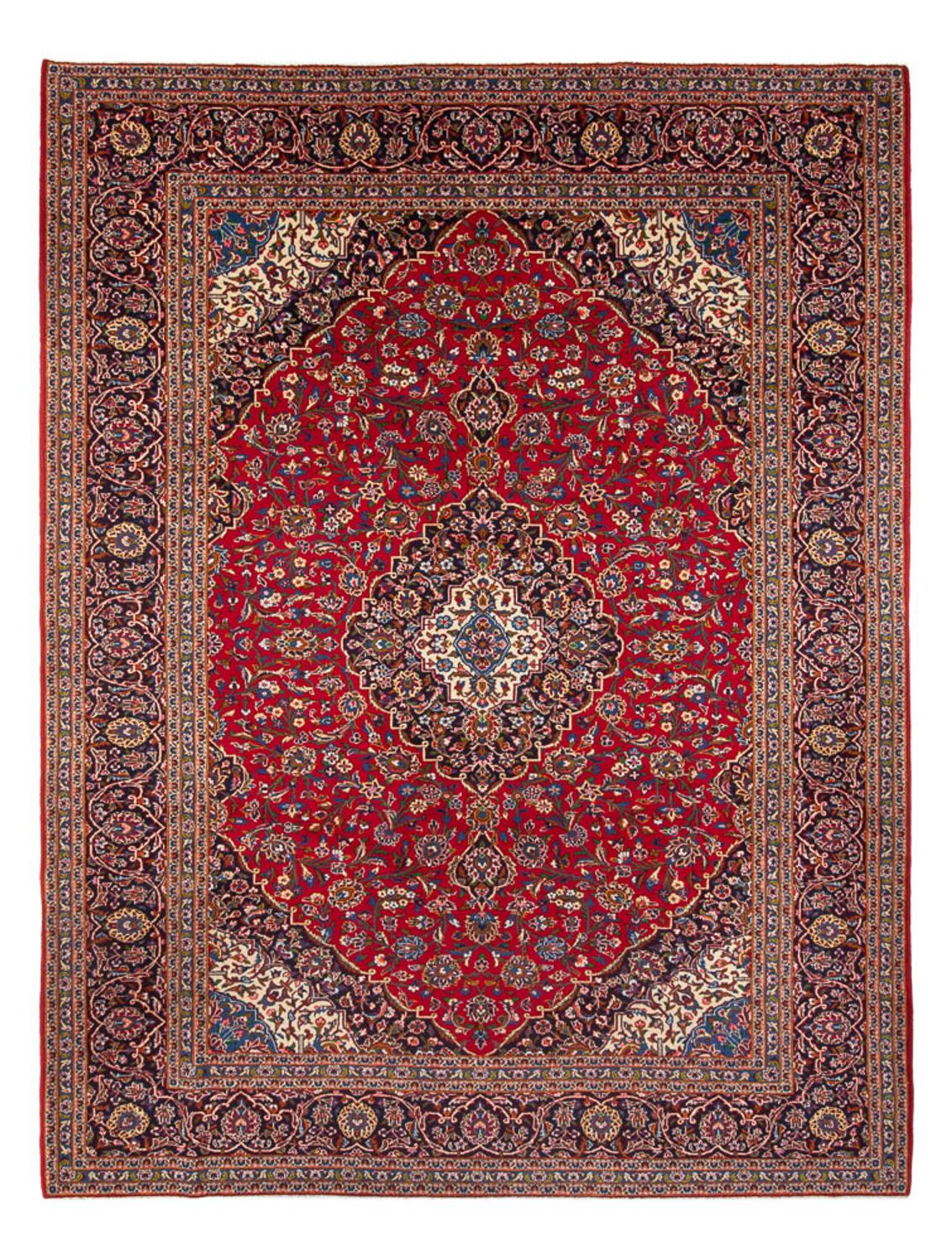 Tappeto Persero - Keshan - 405 x 297 cm - rosso