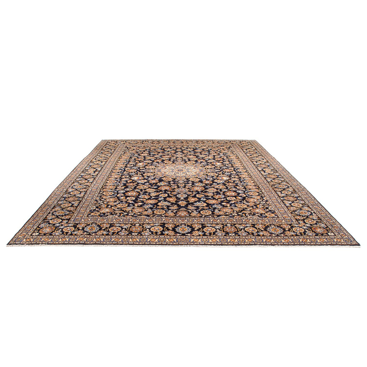 Tappeto Persero - Keshan - 390 x 295 cm - blu scuro