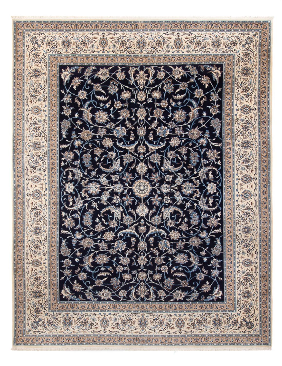Tappeto Persero - Nain - 395 x 300 cm - blu scuro