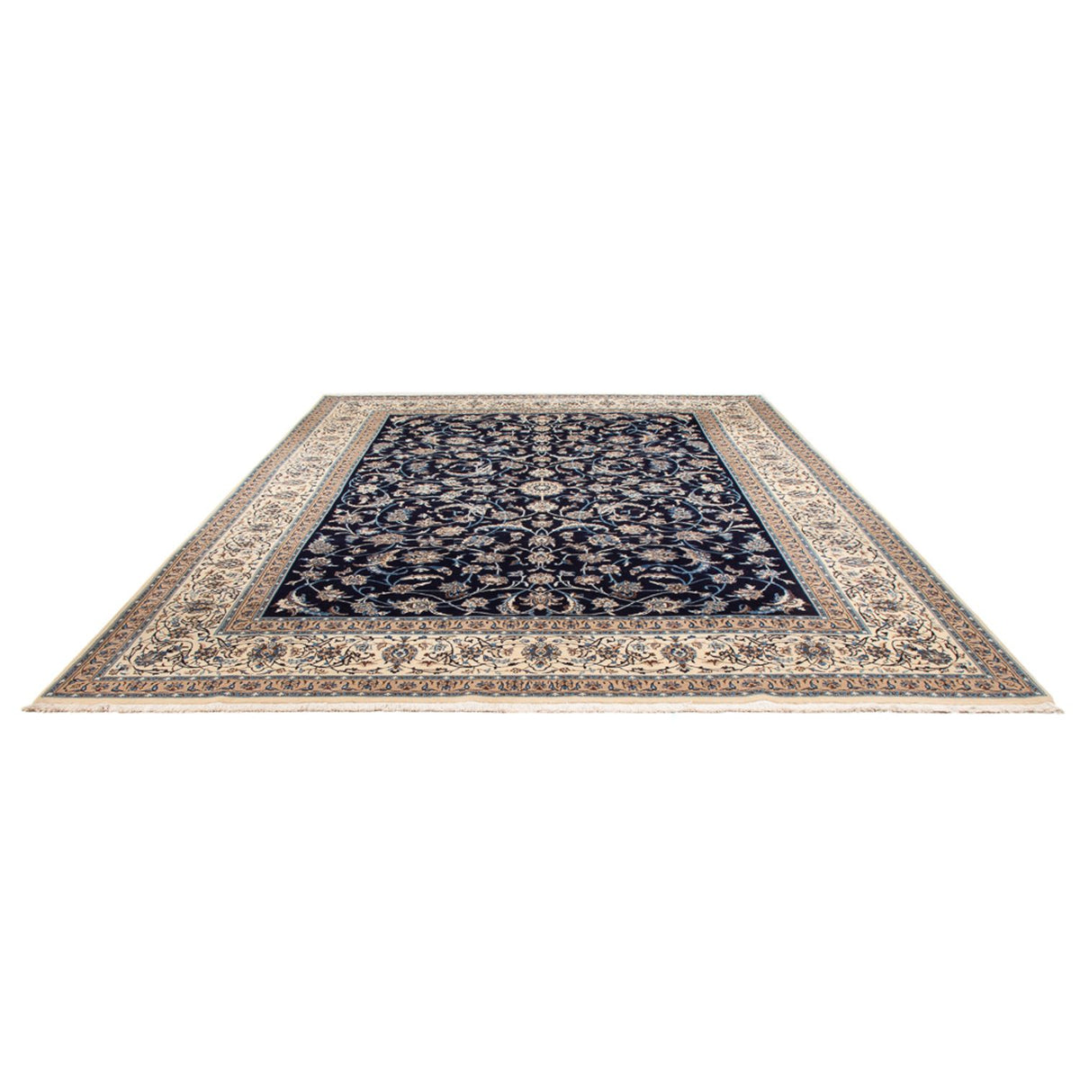 Tappeto Persero - Nain - 395 x 300 cm - blu scuro