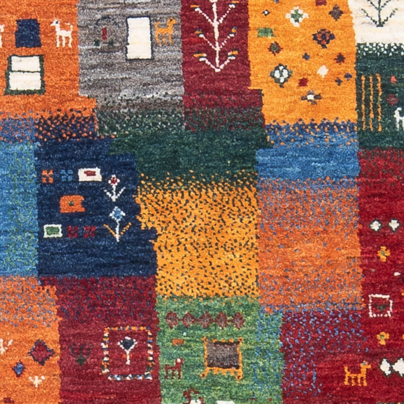 Tappeto Gabbeh - Loribaft Persero - 129 x 86 cm - multicolore