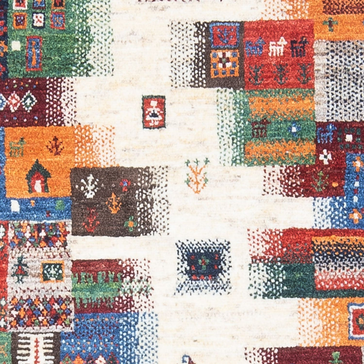 Tappeto Gabbeh - Loribaft Persero - 136 x 85 cm - multicolore