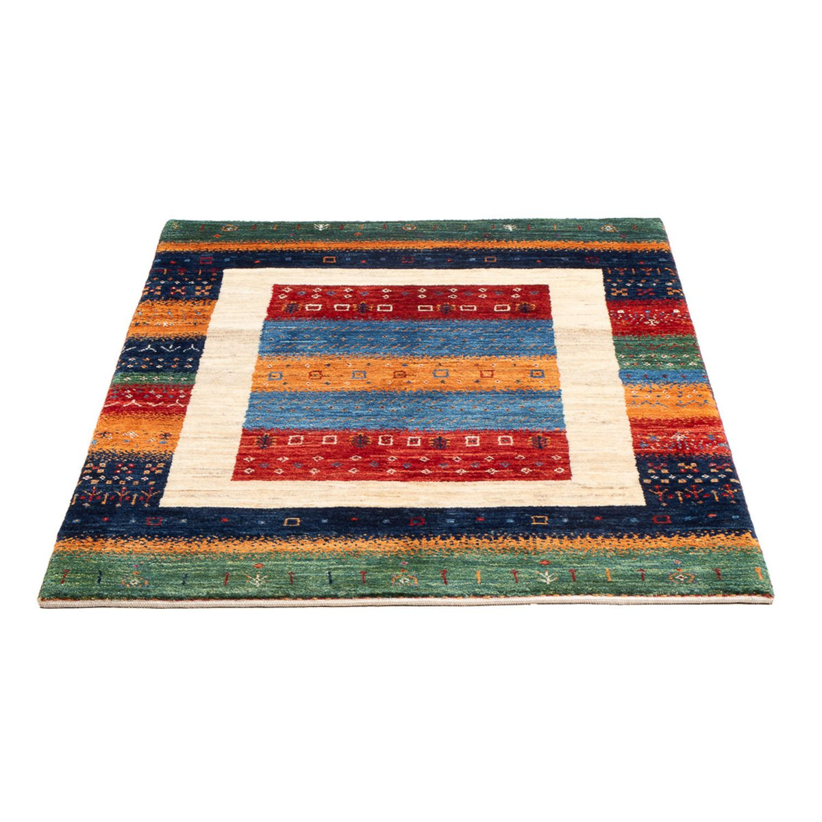 Tappeto Gabbeh - Loribaft Persero - 138 x 83 cm - multicolore