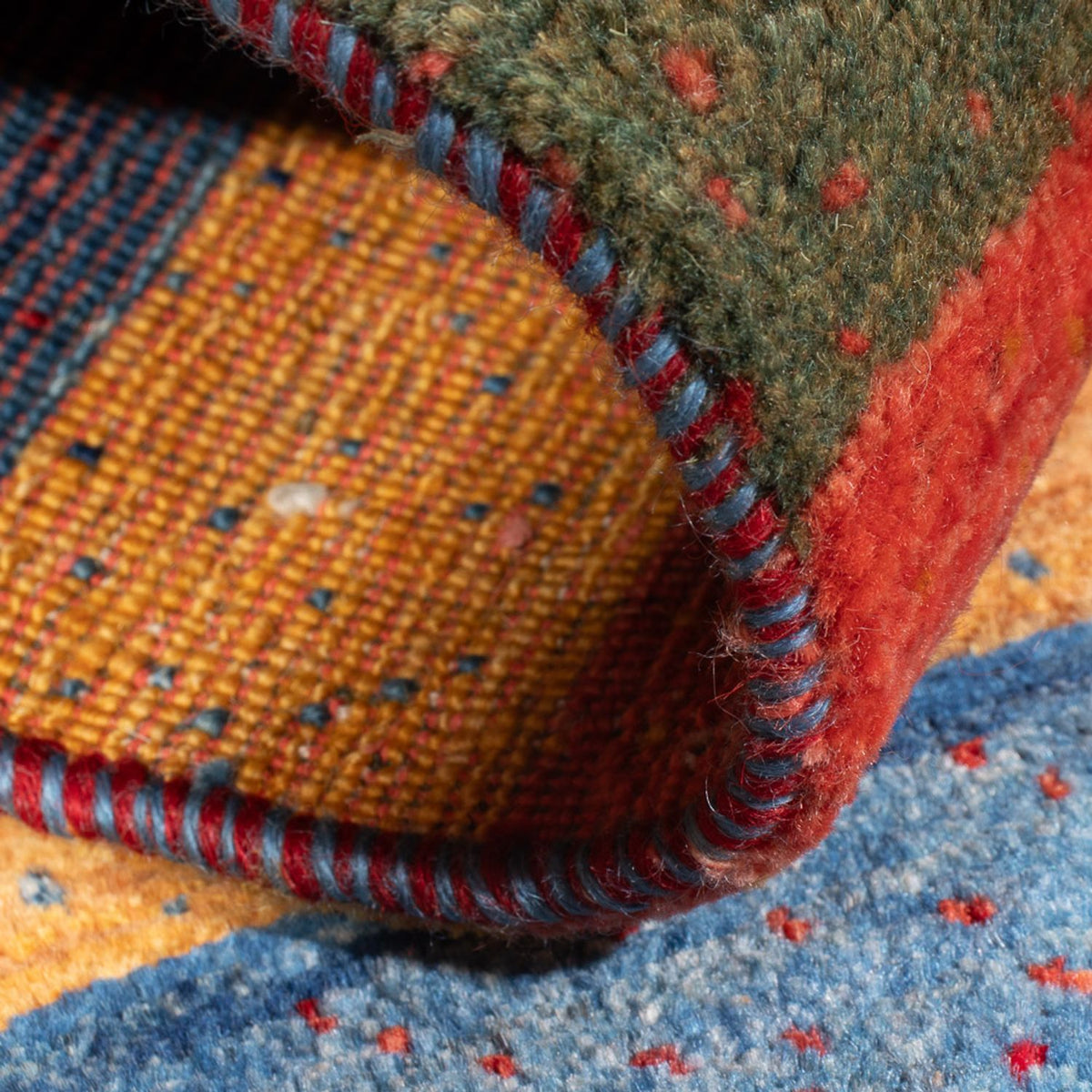 Tappeto Gabbeh - Loribaft Persero - 129 x 87 cm - multicolore